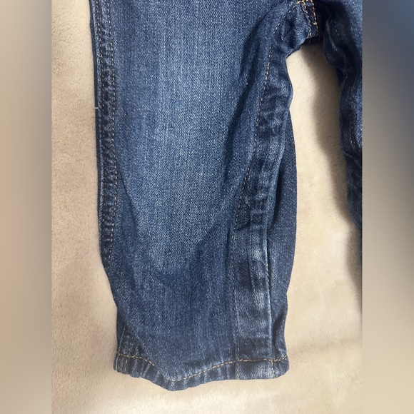 Baby Gap Toddler Dark Blue Denim Overalls Size 12-18 months - Picture 2 of 6